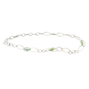 Vintage Italian Simona Collini Necklace Chain Stainless 36"